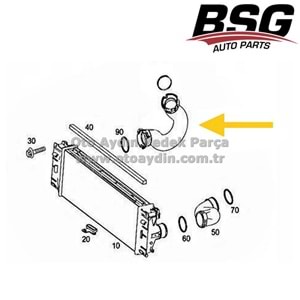 MERCEDES SPRINTER 315 CDİ TURBO HORTUMU SAĞ EURO5 651 A9065285082 - BSG 60-720-212